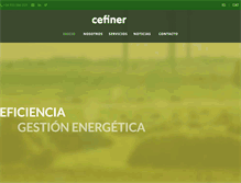Tablet Screenshot of cefiner.com